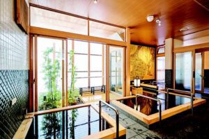 Mikokoyu is a Hotel with a great Onsen on the forth floor