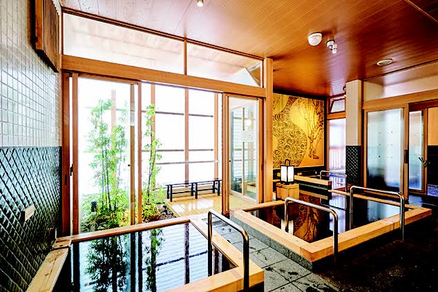 Mikokoyu is a Hotel with a great Onsen on the forth floor