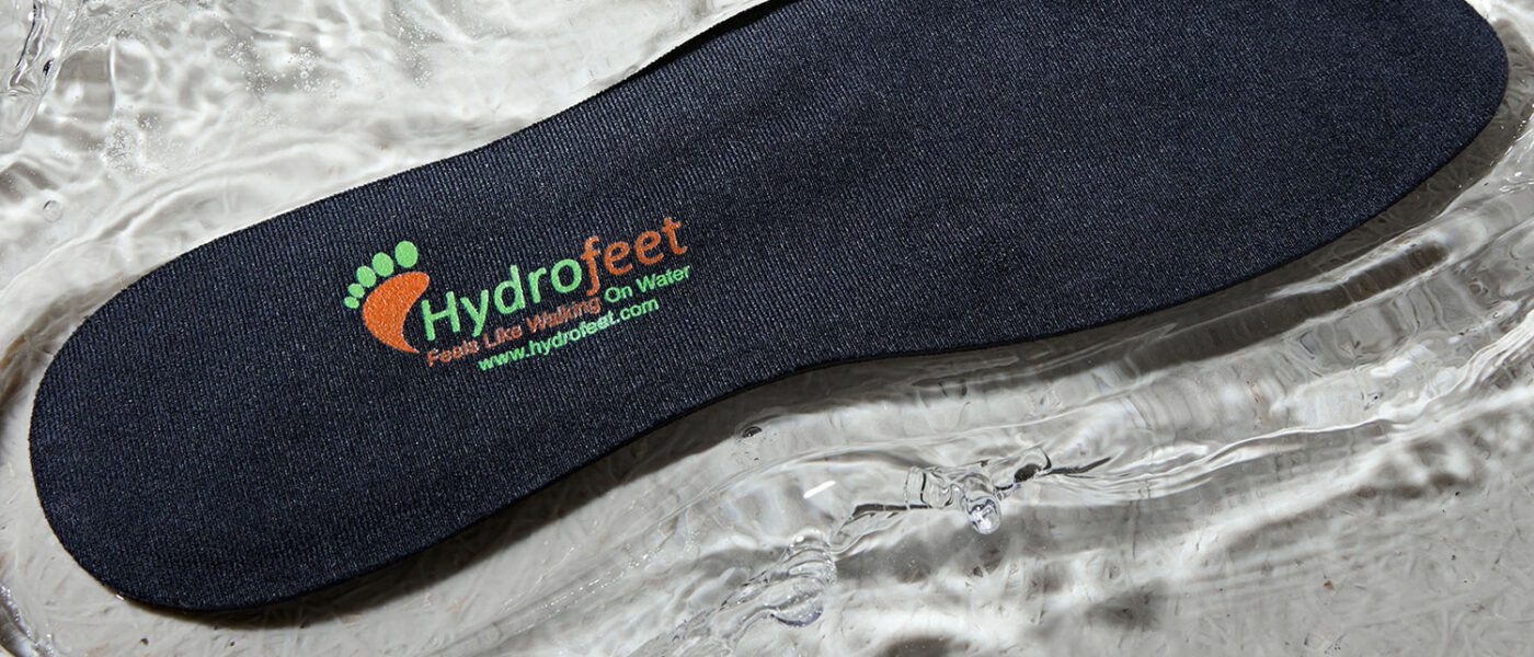 The Hydrofeet insoles, our choice for the must have insoles for foot pain while traveling