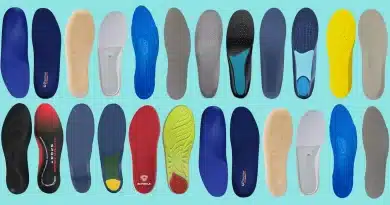 A variety of insoles, in different colors and sizes for pain relief and travel. Some have memory foam for extra comfort, some have arch support, and some are designed specifically for long-distance journeys. Regardless of your needs, there is an insole to help you!