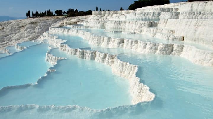 Stunning Thermal Hot Springs of Pamukkale, Turkey