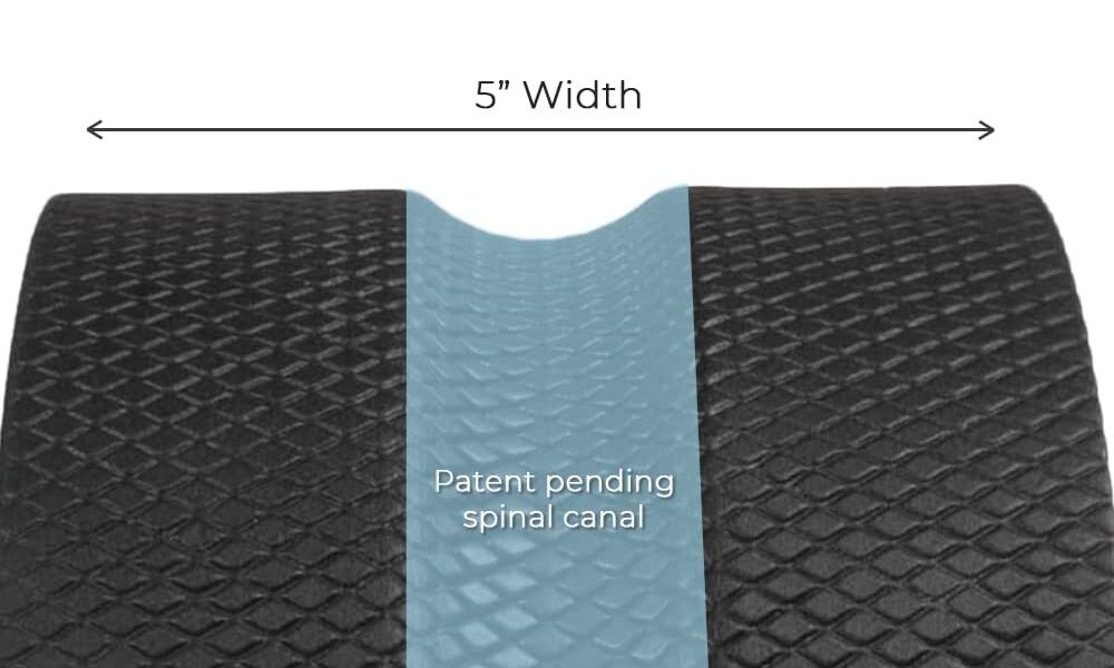 Chirp wheel shoulder width with vibrational therapy is the best yoga wheel on the market for back pain