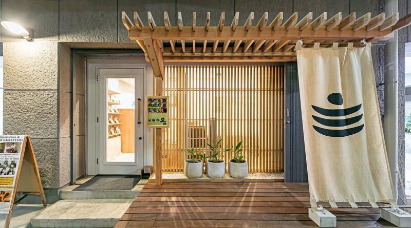 The exterior of the wonderful Shiatsu Tokyo Massage spa Waho-an