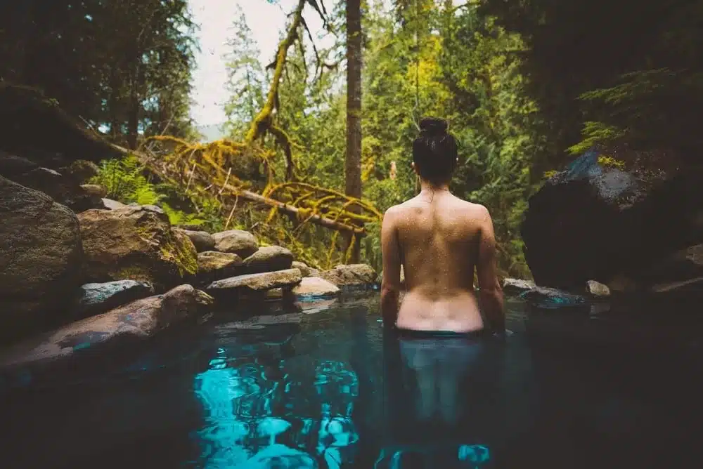 Cougar Terwilliger Hot Springs in Oregon